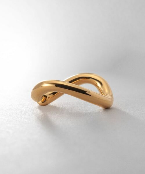 COCOSHNIK ONKITSCH / ココシュニックオンキッチュ ピアス・イヤリング | シルバー ボリュームSラインイヤーカフ GP | 詳細3