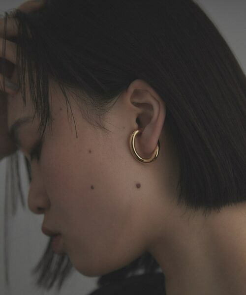 COCOSHNIK ONKITSCH / ココシュニックオンキッチュ ピアス・イヤリング | シルバー ボリュームSラインイヤーカフ GP | 詳細8