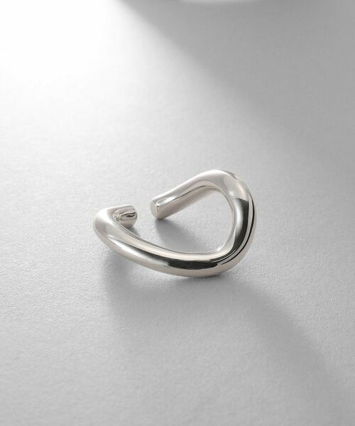 COCOSHNIK ONKITSCH / ココシュニックオンキッチュ ピアス・イヤリング | シルバー ボリュームSラインイヤーカフ | 詳細3