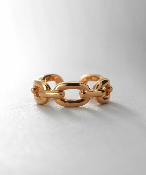 COCOSHNIK ONKITSCH / ココシュニックオンキッチュ ピアス・イヤリング | シルバー ケーブルチェーンモチーフイヤーカフ GP | 詳細2