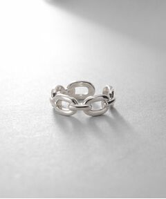 COCOSHNIK ONKITSCH / ココシュニックオンキッチュ ピアス・イヤリング | シルバー ケーブルチェーンモチーフイヤーカフ