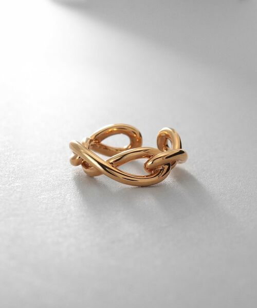 COCOSHNIK ONKITSCH / ココシュニックオンキッチュ ピアス・イヤリング | シルバー インフィニティイヤーカフ GP（ゴールド(600)）