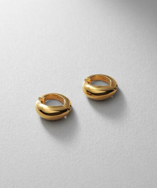 COCOSHNIK ONKITSCH / ココシュニックオンキッチュ ピアス・イヤリング | シルバー ハギーイヤリング マーキス GP | 詳細1