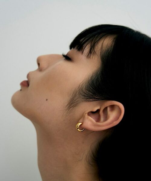 COCOSHNIK ONKITSCH / ココシュニックオンキッチュ ピアス・イヤリング | シルバー ハギーイヤリング マーキス GP | 詳細7