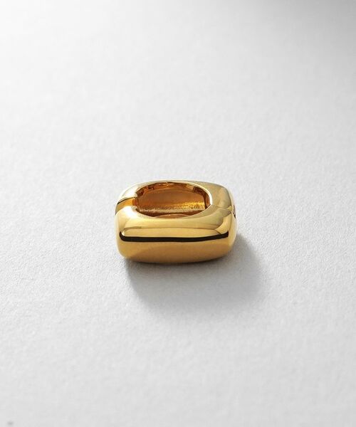 COCOSHNIK ONKITSCH / ココシュニックオンキッチュ ピアス・イヤリング | シルバー ハギーイヤリング スクエア GP | 詳細2