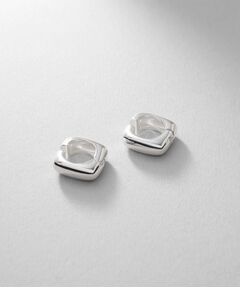 COCOSHNIK ONKITSCH / ココシュニックオンキッチュ ピアス・イヤリング | シルバー ハギーイヤリング スクエア