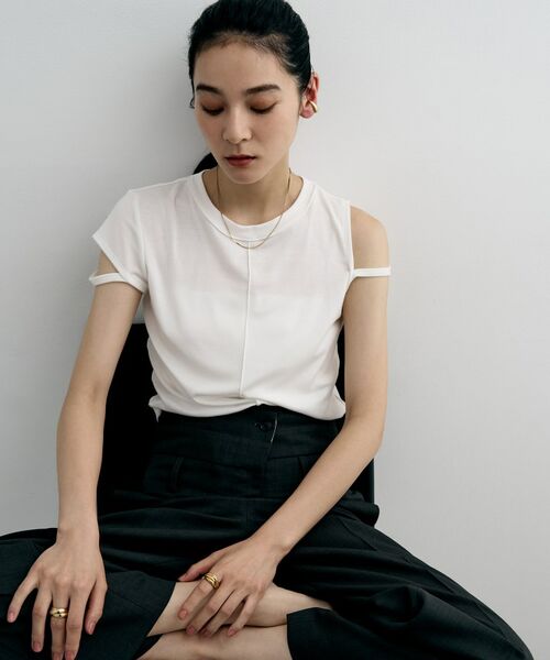 COCOSHNIK ONKITSCH / ココシュニックオンキッチュ ピアス・イヤリング | シルバー オーバルイヤカフ GP | 詳細5