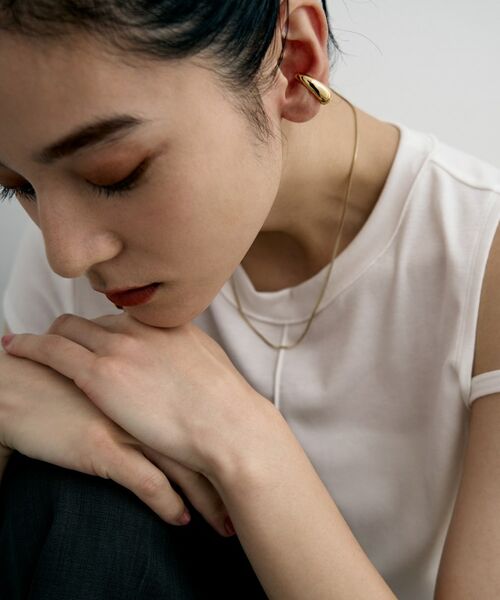 COCOSHNIK ONKITSCH / ココシュニックオンキッチュ ピアス・イヤリング | シルバー オーバルイヤカフ GP | 詳細6