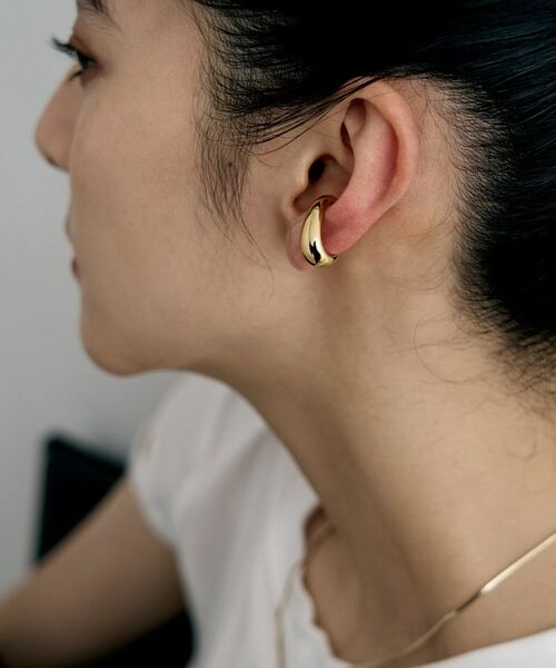 COCOSHNIK ONKITSCH / ココシュニックオンキッチュ ピアス・イヤリング | シルバー オーバルイヤカフ GP | 詳細7