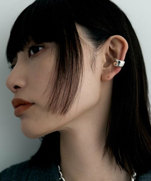 COCOSHNIK ONKITSCH / ココシュニックオンキッチュ ピアス・イヤリング | シルバー コンケイブイヤカフ | 詳細6