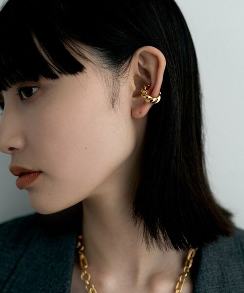 COCOSHNIK ONKITSCH / ココシュニックオンキッチュ ピアス・イヤリング | シルバー サンマルコイヤカフ GP | 詳細6