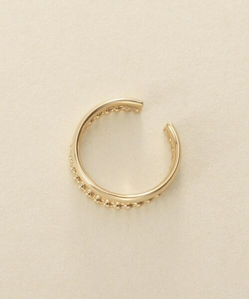 COCOSHNIK ONKITSCH / ココシュニックオンキッチュ ピアス・イヤリング | K10ボールレイヤードイヤーカフ | 詳細3