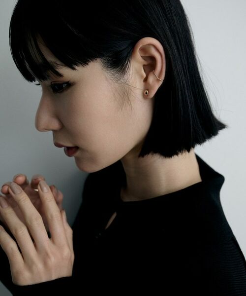 COCOSHNIK ONKITSCH / ココシュニックオンキッチュ ピアス・イヤリング | K10オーバルイヤーカフ | 詳細6