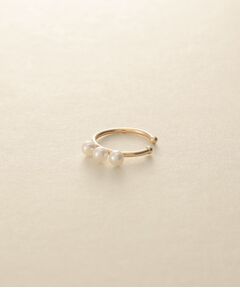 COCOSHNIK ONKITSCH / ココシュニックオンキッチュ ピアス・イヤリング | K10トリプルパールイヤーカフ