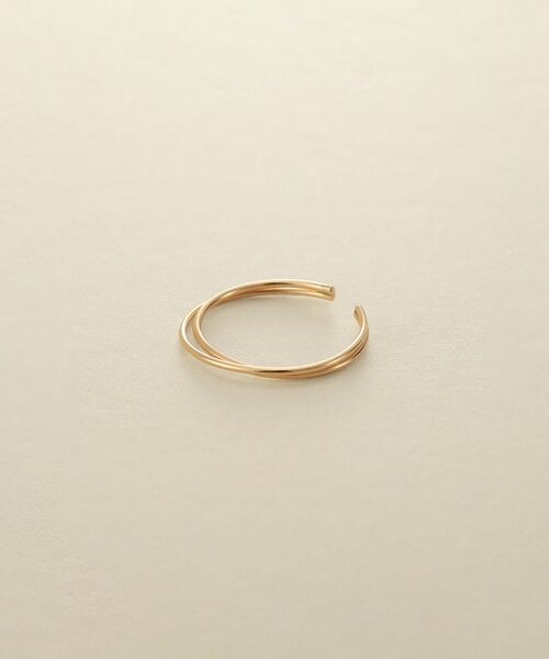 COCOSHNIK ONKITSCH / ココシュニックオンキッチュ ピアス・イヤリング | K10クロスイヤーカフ | 詳細1