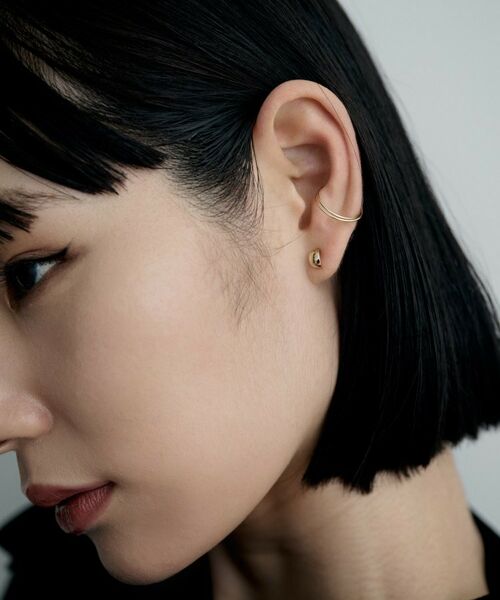 COCOSHNIK ONKITSCH / ココシュニックオンキッチュ ピアス・イヤリング | K10クロスイヤーカフ | 詳細6