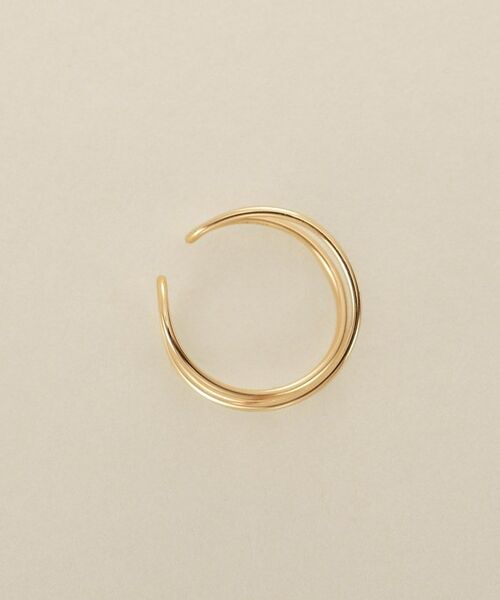 COCOSHNIK ONKITSCH / ココシュニックオンキッチュ ピアス・イヤリング | K10ワンストローククロスイヤーカフ | 詳細3