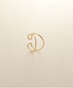 COCOSHNIK ONKITSCH / ココシュニックオンキッチュ ピアス・イヤリング | K10ワンストロークニュアンスイヤーカフ