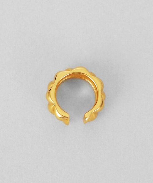 COCOSHNIK ONKITSCH / ココシュニックオンキッチュ ピアス・イヤリング | シルバー キルトイヤカフ GP | 詳細3