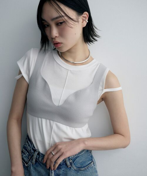 COCOSHNIK ONKITSCH / ココシュニックオンキッチュ ピアス・イヤリング | シルバー キルトイヤカフ | 詳細5