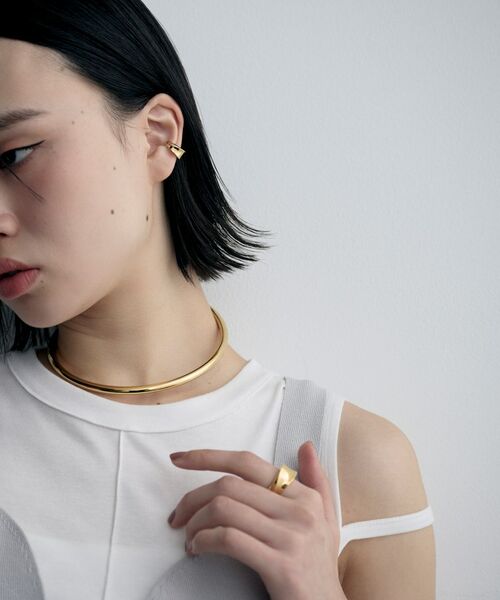 COCOSHNIK ONKITSCH / ココシュニックオンキッチュ ピアス・イヤリング | シルバー フローツイストイヤカフ GP | 詳細7