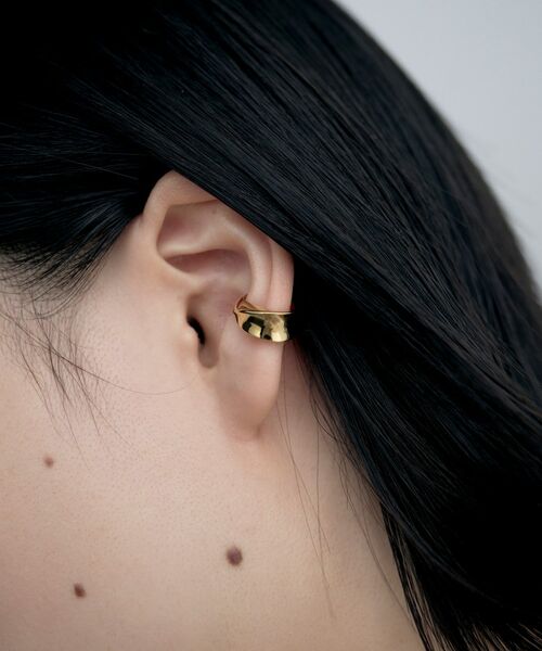 COCOSHNIK ONKITSCH / ココシュニックオンキッチュ ピアス・イヤリング | シルバー フローツイストイヤカフ GP | 詳細8