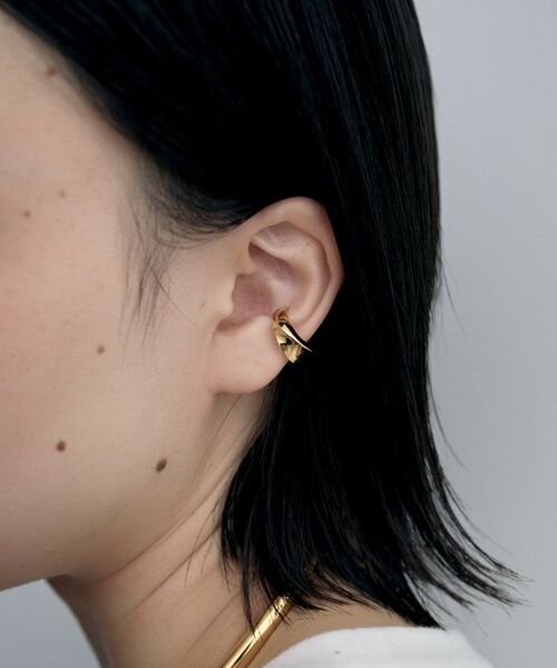 COCOSHNIK ONKITSCH / ココシュニックオンキッチュ ピアス・イヤリング | シルバー フローツイストイヤカフ GP | 詳細9