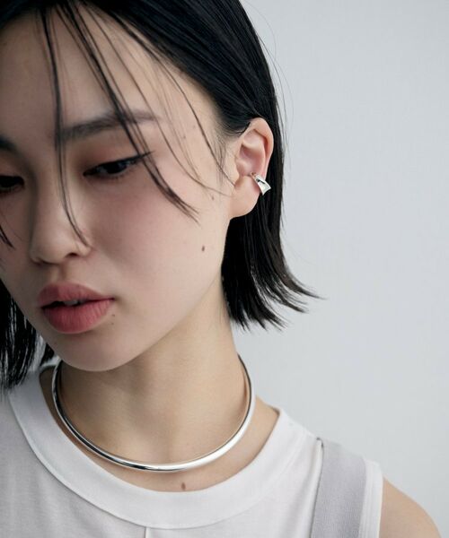 COCOSHNIK ONKITSCH / ココシュニックオンキッチュ ピアス・イヤリング | シルバー フローツイストイヤカフ | 詳細8