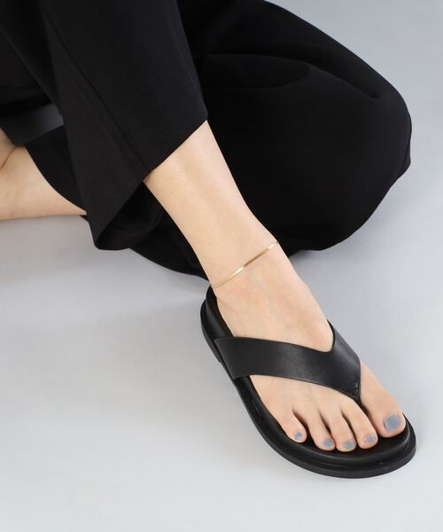 COCOSHNIK ONKITSCH / ココシュニックオンキッチュ アンクレット | シルバー デザインチェーン フラットスネークアンクレット GP | 詳細9