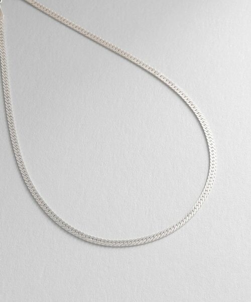 COCOSHNIK ONKITSCH / ココシュニックオンキッチュ アンクレット | シルバー デザインチェーン フラットスネークアンクレット | 詳細2