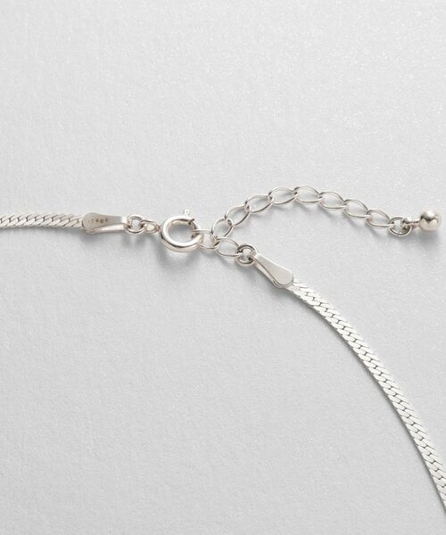 COCOSHNIK ONKITSCH / ココシュニックオンキッチュ アンクレット | シルバー デザインチェーン フラットスネークアンクレット | 詳細3