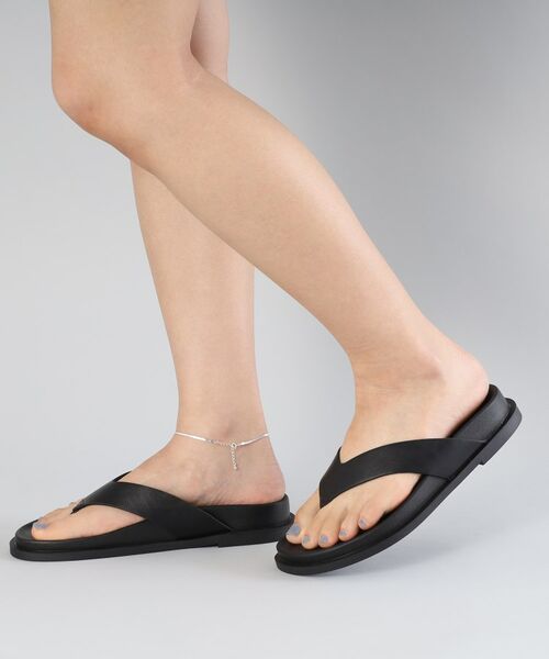 COCOSHNIK ONKITSCH / ココシュニックオンキッチュ アンクレット | シルバー デザインチェーン フラットスネークアンクレット | 詳細8