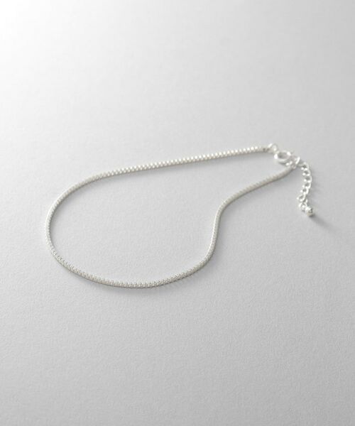 COCOSHNIK ONKITSCH / ココシュニックオンキッチュ アンクレット | シルバー デザインチェーン ベネチアンアンクレット | 詳細1