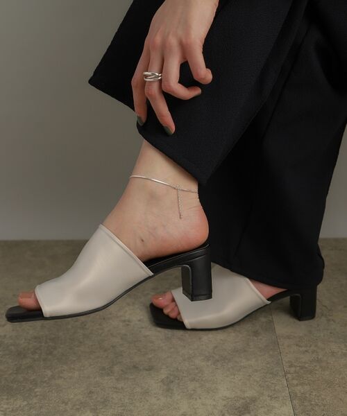 COCOSHNIK ONKITSCH / ココシュニックオンキッチュ アンクレット | シルバー デザインチェーン ベネチアンアンクレット | 詳細12