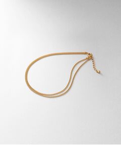 COCOSHNIK ONKITSCH / ココシュニックオンキッチュ アンクレット | シルバー カーブチェーン ダブルアンクレット GP