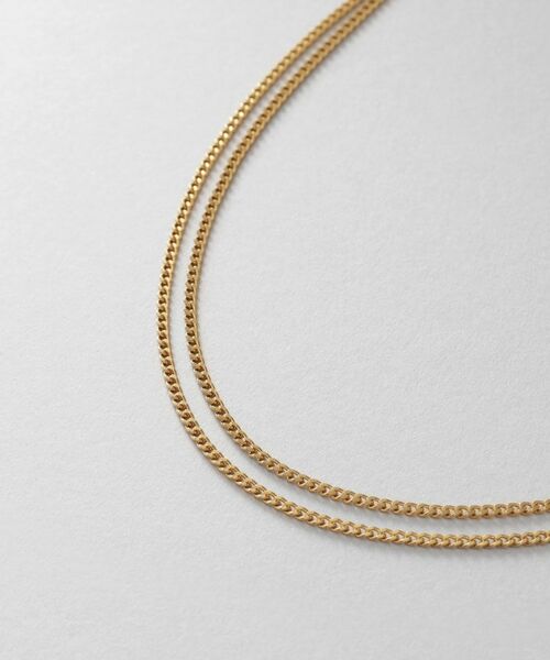 COCOSHNIK ONKITSCH / ココシュニックオンキッチュ アンクレット | シルバー カーブチェーン ダブルアンクレット GP | 詳細2