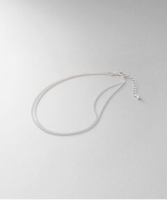 COCOSHNIK ONKITSCH / ココシュニックオンキッチュ アンクレット | シルバー カーブチェーン ダブルアンクレット