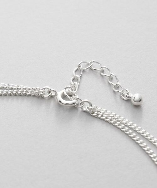 COCOSHNIK ONKITSCH / ココシュニックオンキッチュ アンクレット | シルバー カーブチェーン ダブルアンクレット | 詳細3