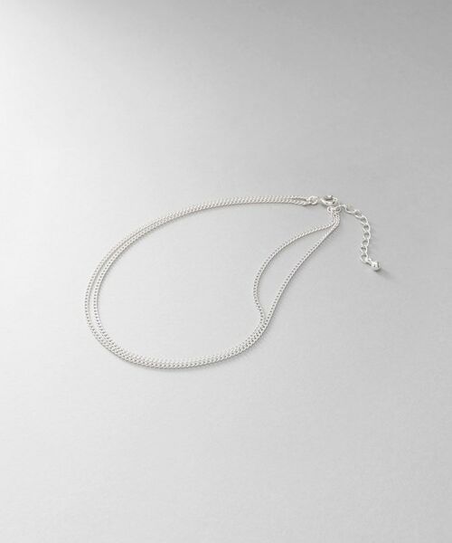 COCOSHNIK ONKITSCH / ココシュニックオンキッチュ アンクレット | シルバー カーブチェーン ダブルアンクレット（シルバー(600)）