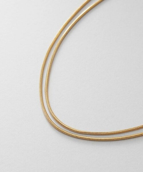 COCOSHNIK ONKITSCH / ココシュニックオンキッチュ アンクレット | シルバー スネークチェーン ダブルアンクレット GP | 詳細2