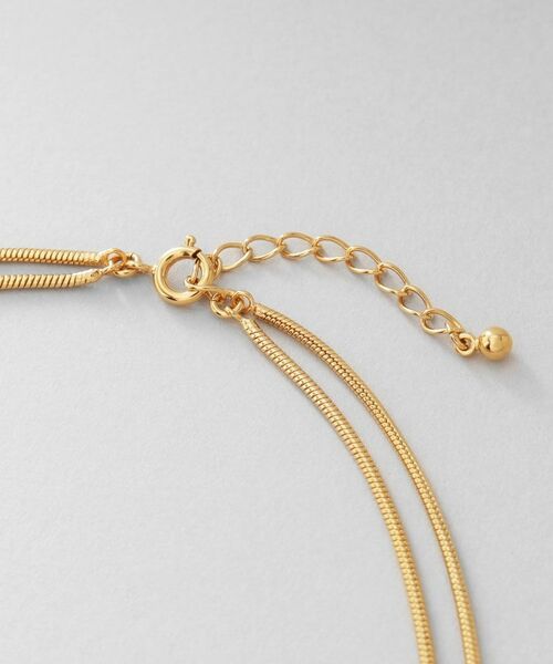 COCOSHNIK ONKITSCH / ココシュニックオンキッチュ アンクレット | シルバー スネークチェーン ダブルアンクレット GP | 詳細3