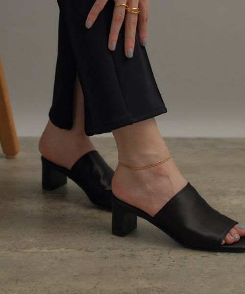 COCOSHNIK ONKITSCH / ココシュニックオンキッチュ アンクレット | シルバー スネークチェーン ダブルアンクレット GP | 詳細7