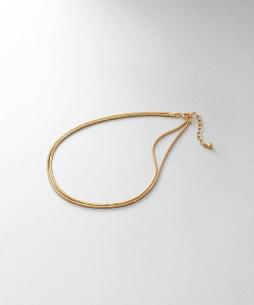 COCOSHNIK ONKITSCH / ココシュニックオンキッチュ アンクレット | シルバー スネークチェーン ダブルアンクレット GP（ゴールド(600)）