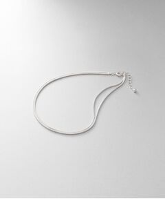 COCOSHNIK ONKITSCH / ココシュニックオンキッチュ アンクレット | シルバー スネークチェーン ダブルアンクレット