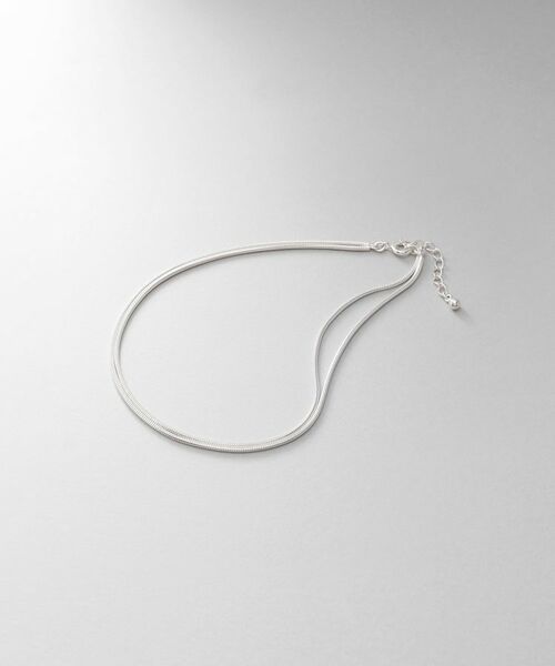 COCOSHNIK ONKITSCH / ココシュニックオンキッチュ アンクレット | シルバー スネークチェーン ダブルアンクレット | 詳細1