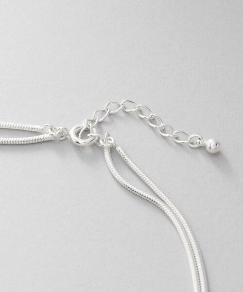 COCOSHNIK ONKITSCH / ココシュニックオンキッチュ アンクレット | シルバー スネークチェーン ダブルアンクレット | 詳細3