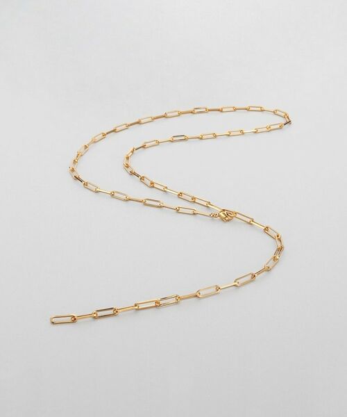 COCOSHNIK ONKITSCH / ココシュニックオンキッチュ ネックレス・ペンダント・チョーカー | シルバー デザインチェーン フラットケーブル ラリエットネックレス GP | 詳細1