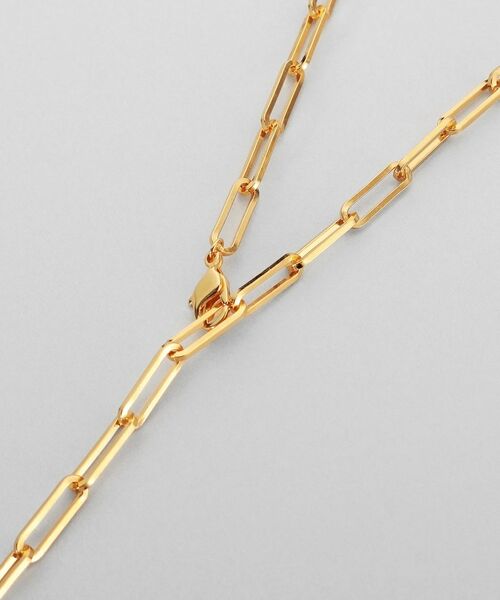 COCOSHNIK ONKITSCH / ココシュニックオンキッチュ ネックレス・ペンダント・チョーカー | シルバー デザインチェーン フラットケーブル ラリエットネックレス GP | 詳細3