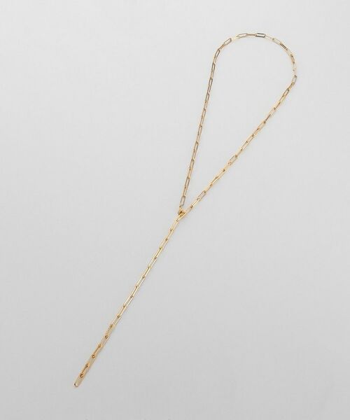 COCOSHNIK ONKITSCH / ココシュニックオンキッチュ ネックレス・ペンダント・チョーカー | シルバー デザインチェーン フラットケーブル ラリエットネックレス GP | 詳細4