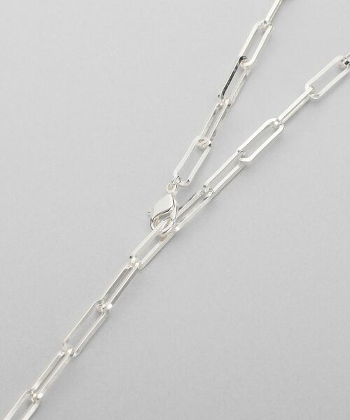 COCOSHNIK ONKITSCH / ココシュニックオンキッチュ ネックレス・ペンダント・チョーカー | シルバー デザインチェーン フラットケーブル ラリエットネックレス | 詳細3
